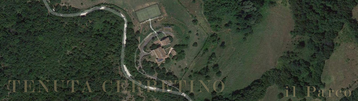 Tenuta Cerretino villa con piscina Montefortino
